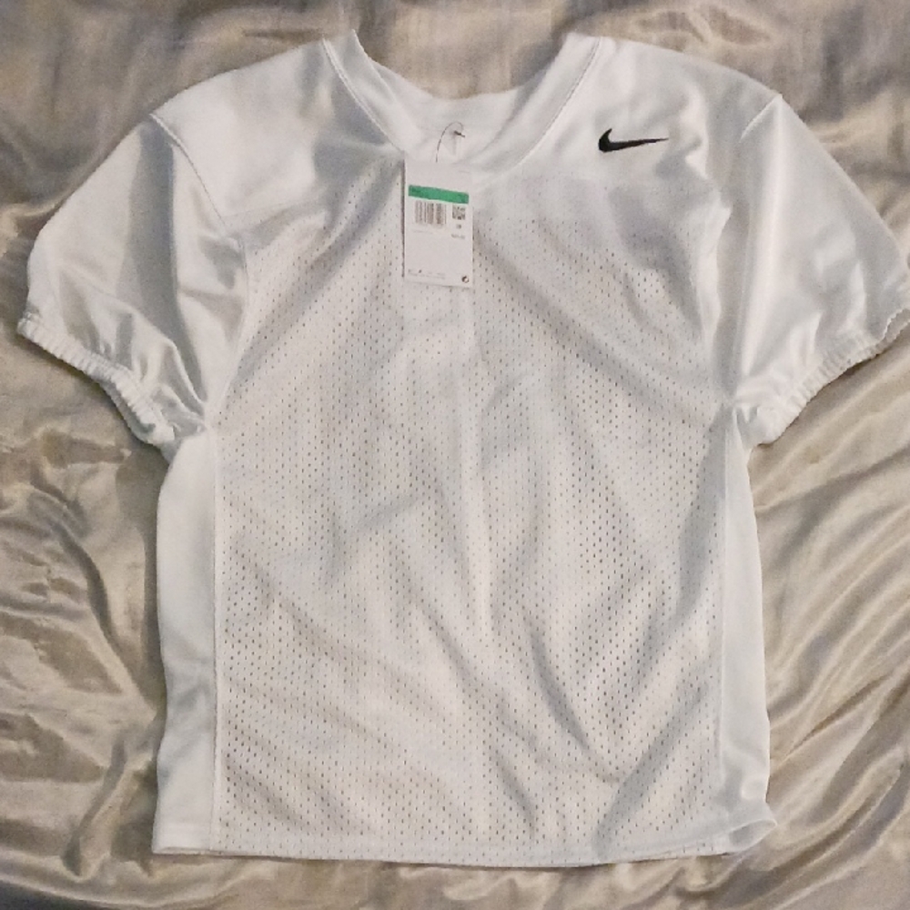 Nike White Mesh Sports Tee